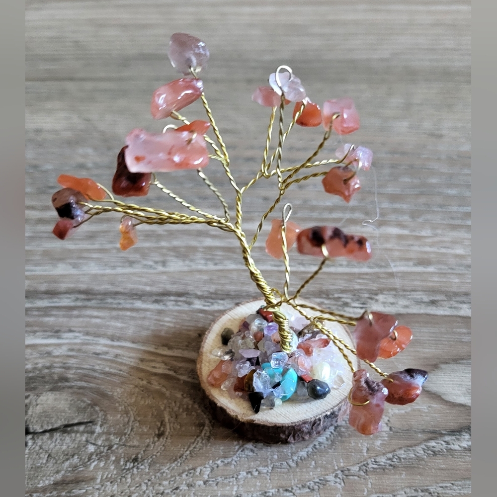 Gemstone Carnelian Tree Of Life